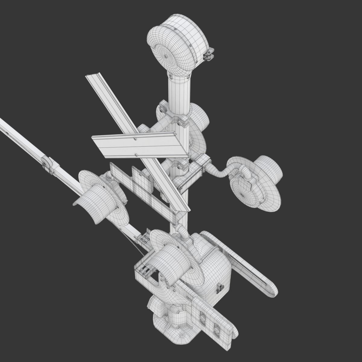 Railroad Crossing 3D model_30