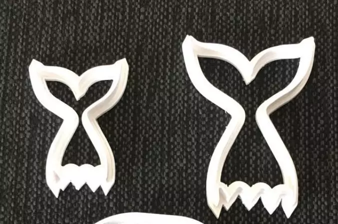 Cookie Cutter Little Mermaid Sirenita Sirena 3D print model_0