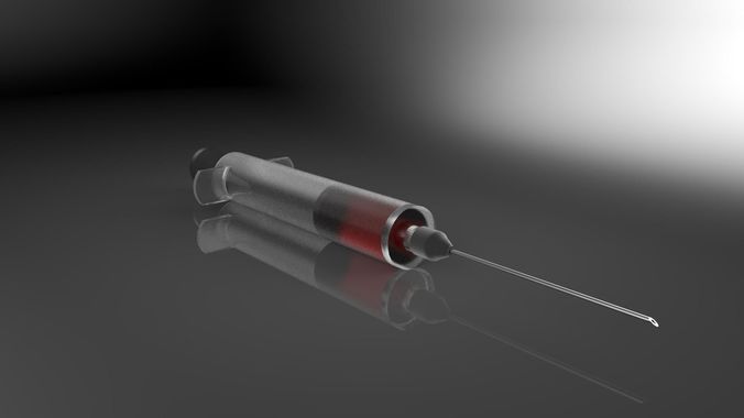 syringe 3D 3D model