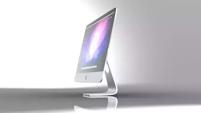 IMac 3D apple desktop computer - apple desktop computer