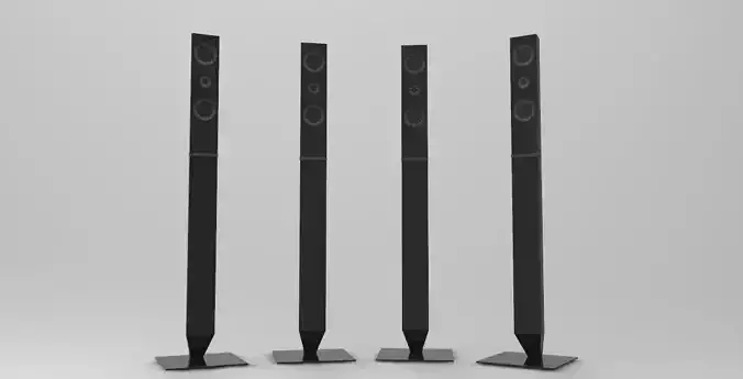 samsung home theater speaker  Free 3D model