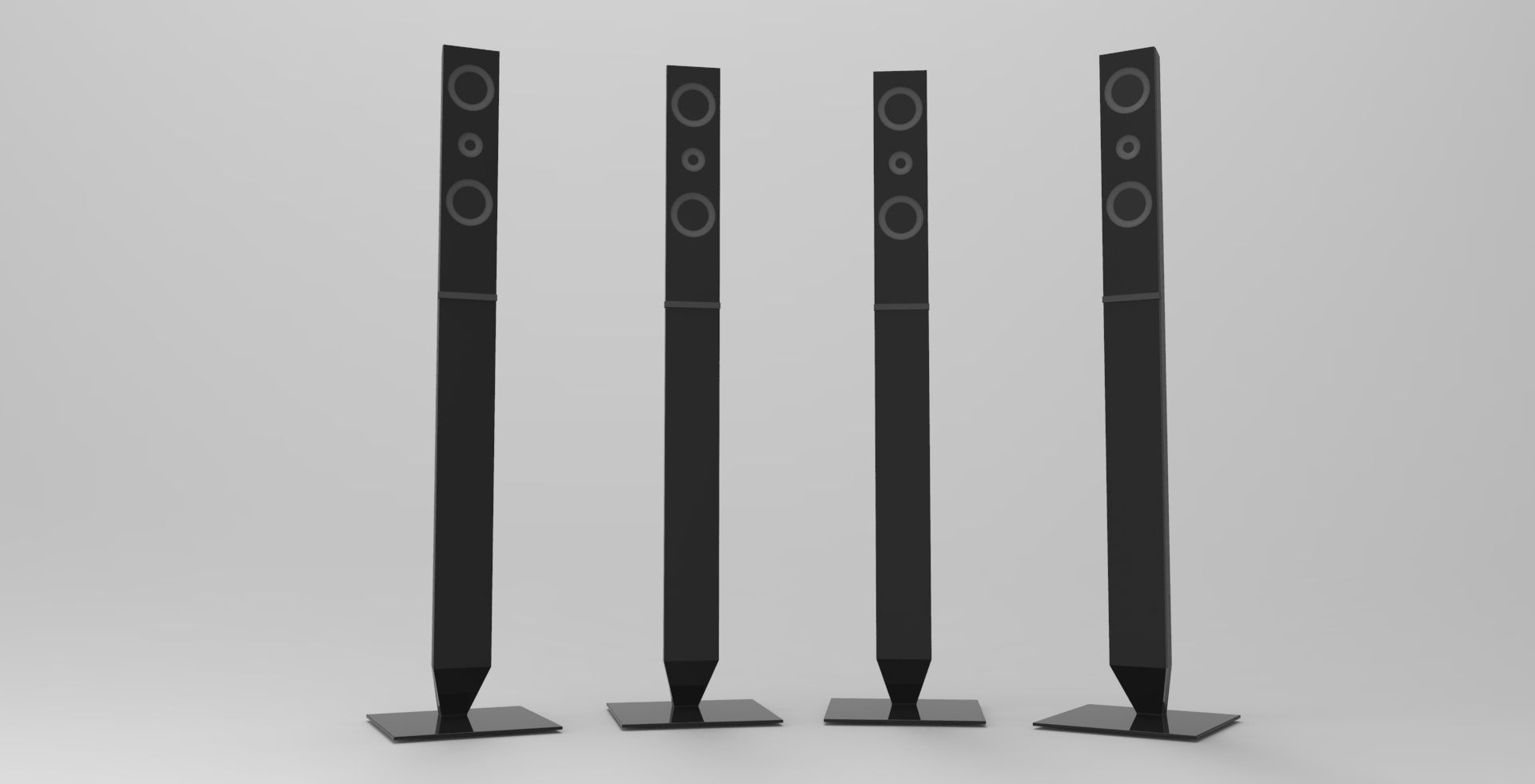 samsung home theater speaker  Free 3D model_6