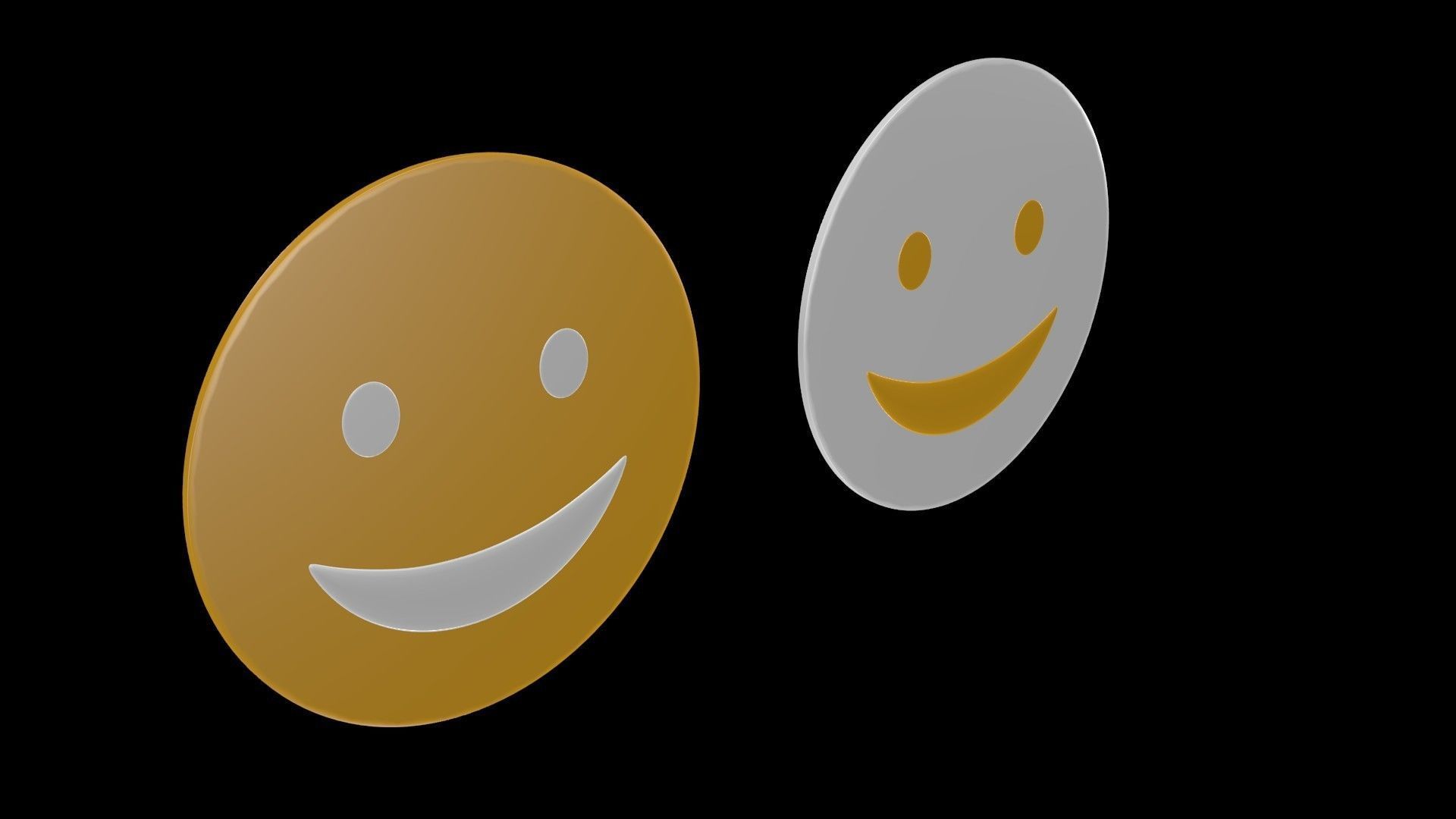 Smileys 3D model_4