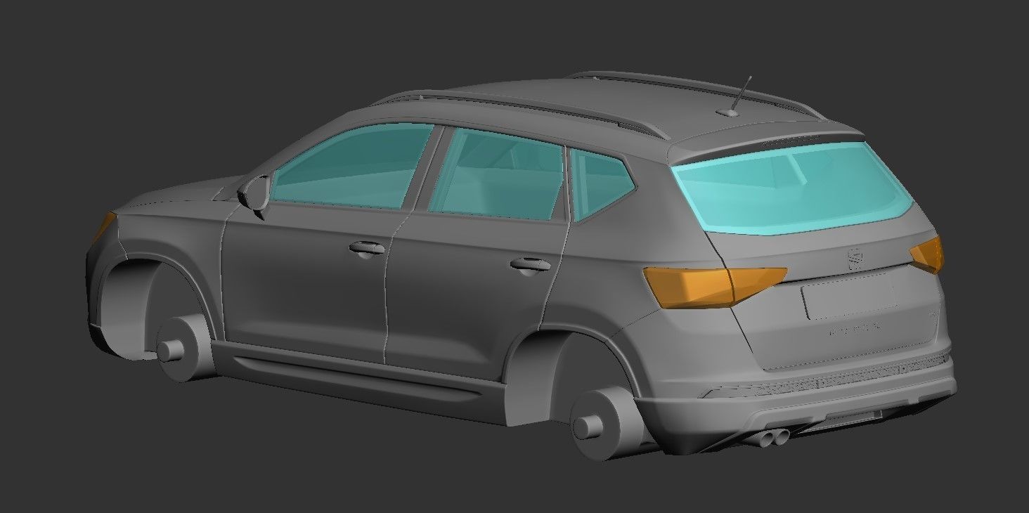 2017 Seat Ateca  3D print model_1