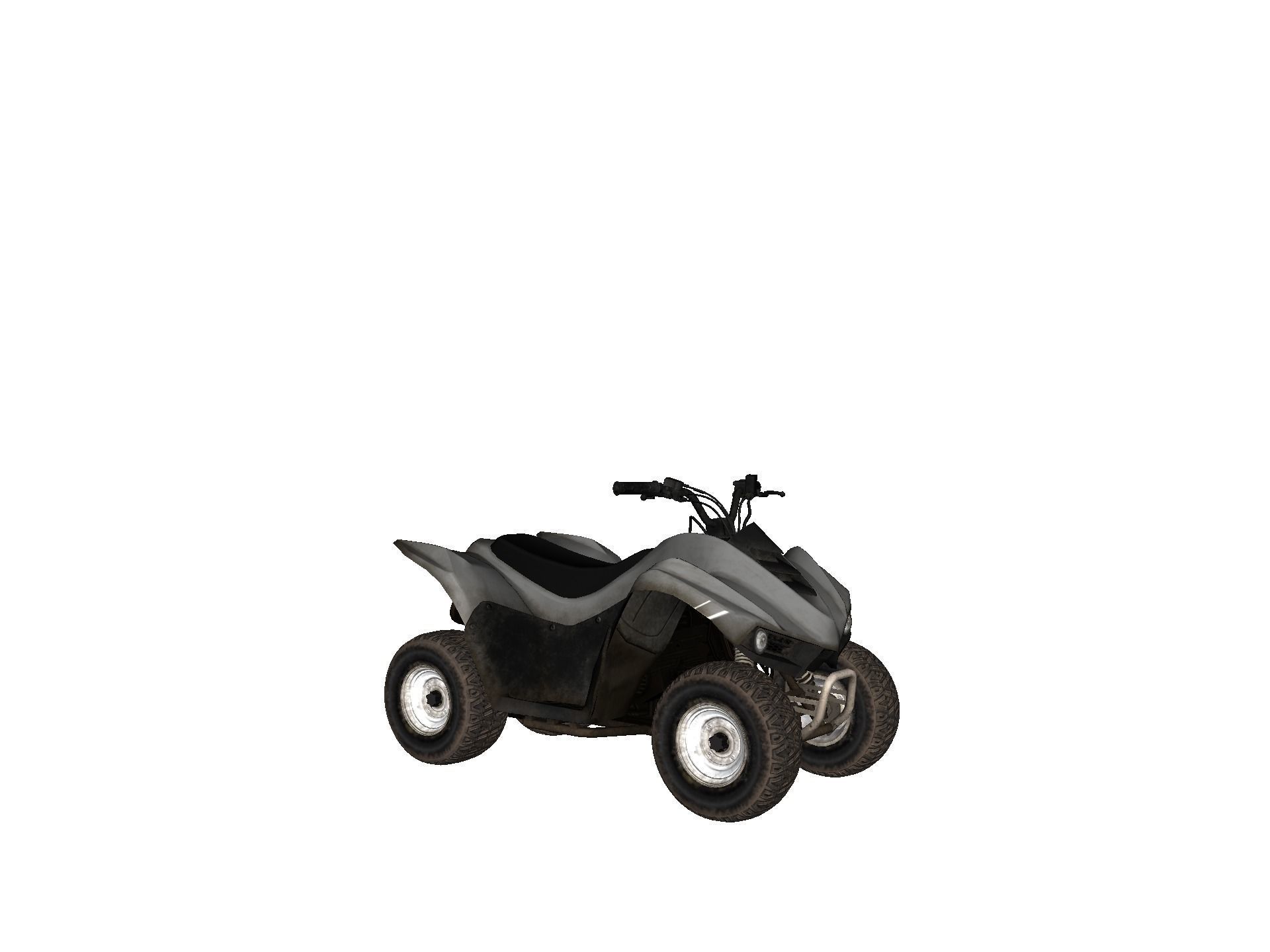 Vehicles - Motorbike Low-poly 3D model_17