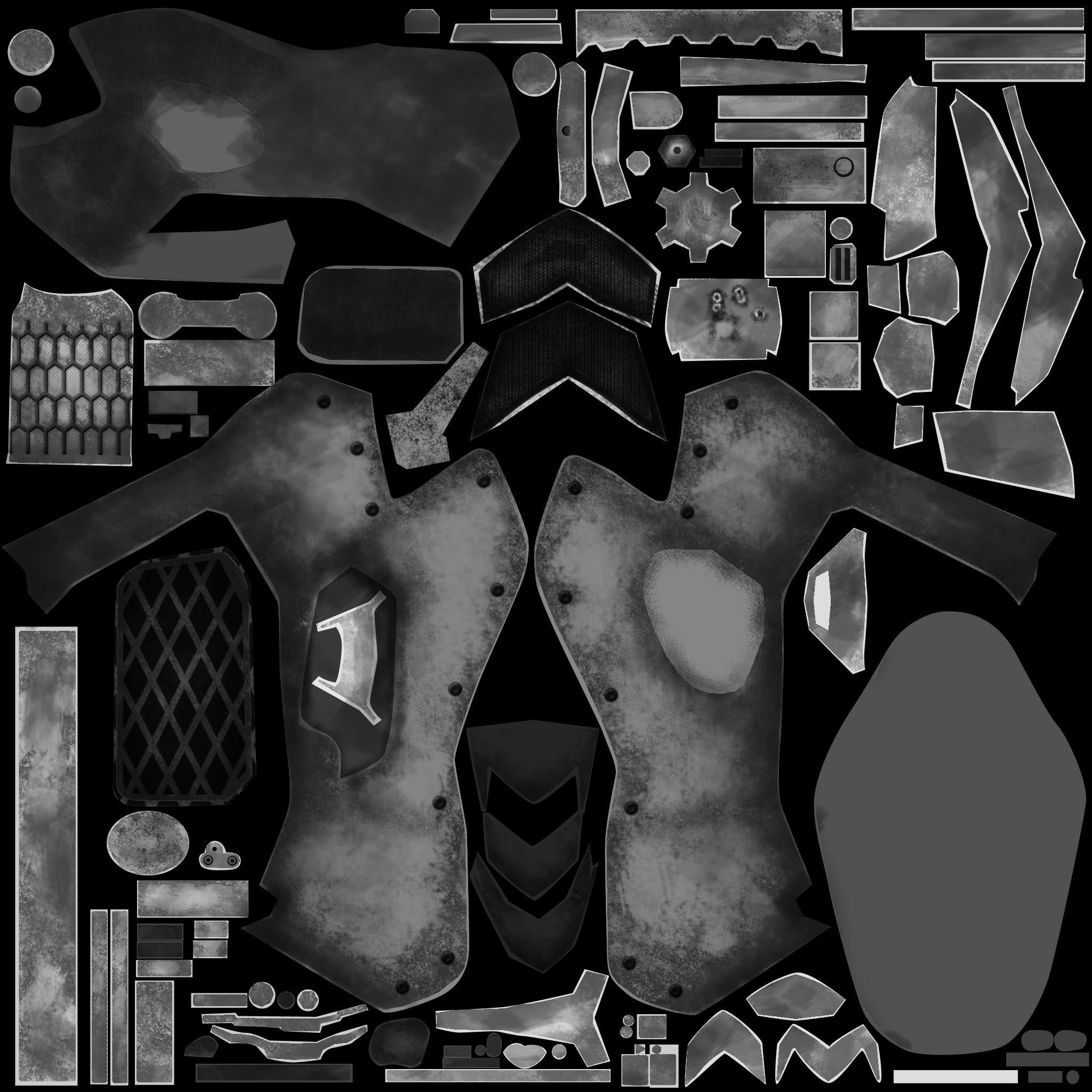 Vehicles - Motorbike Low-poly 3D model_51