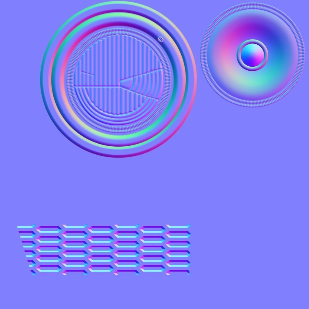 Vehicles - Motorbike Low-poly 3D model_35