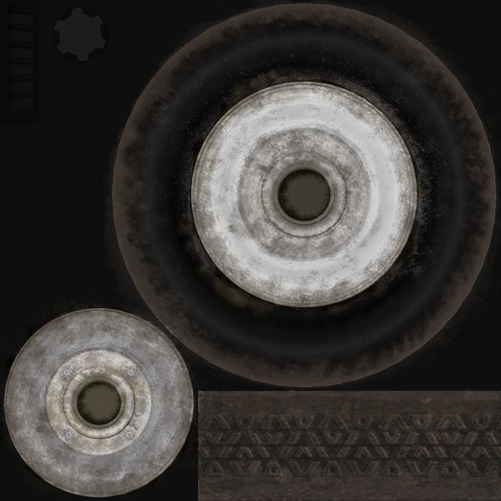 Vehicles - Motorbike Low-poly 3D model_44