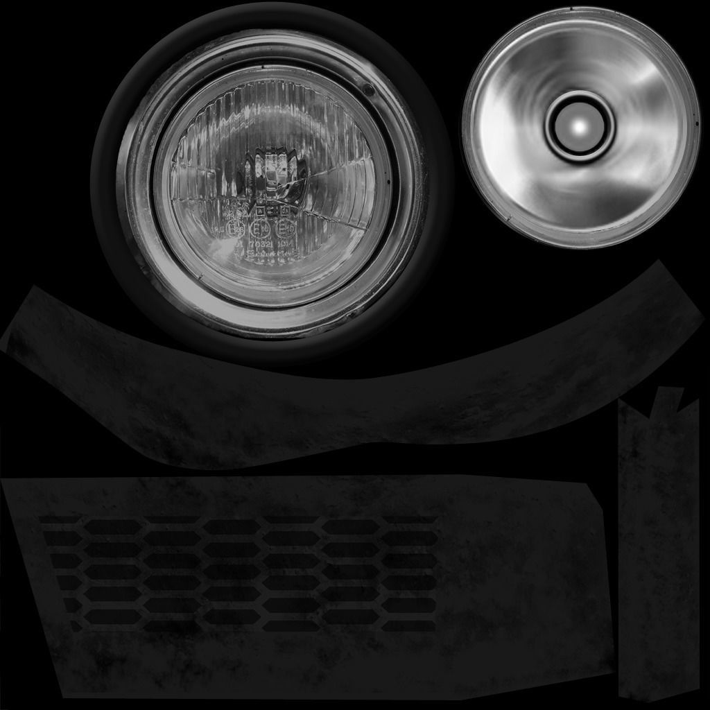 Vehicles - Motorbike Low-poly 3D model_34