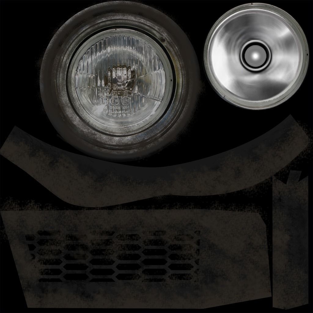 Vehicles - Motorbike Low-poly 3D model_36