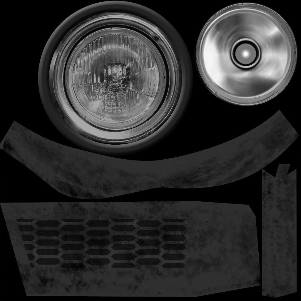 Vehicles - Motorbike Low-poly 3D model_38