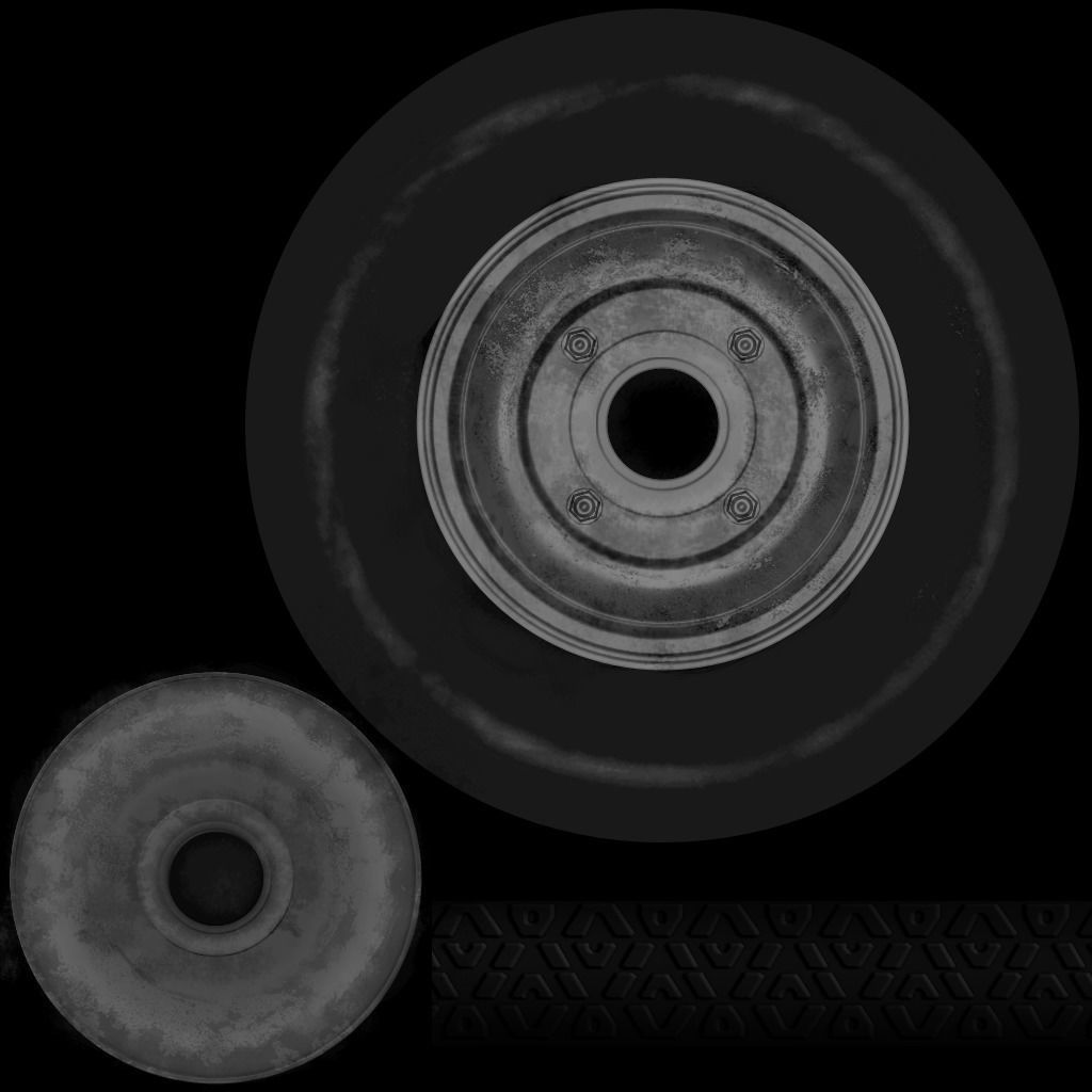 Vehicles - Motorbike Low-poly 3D model_41