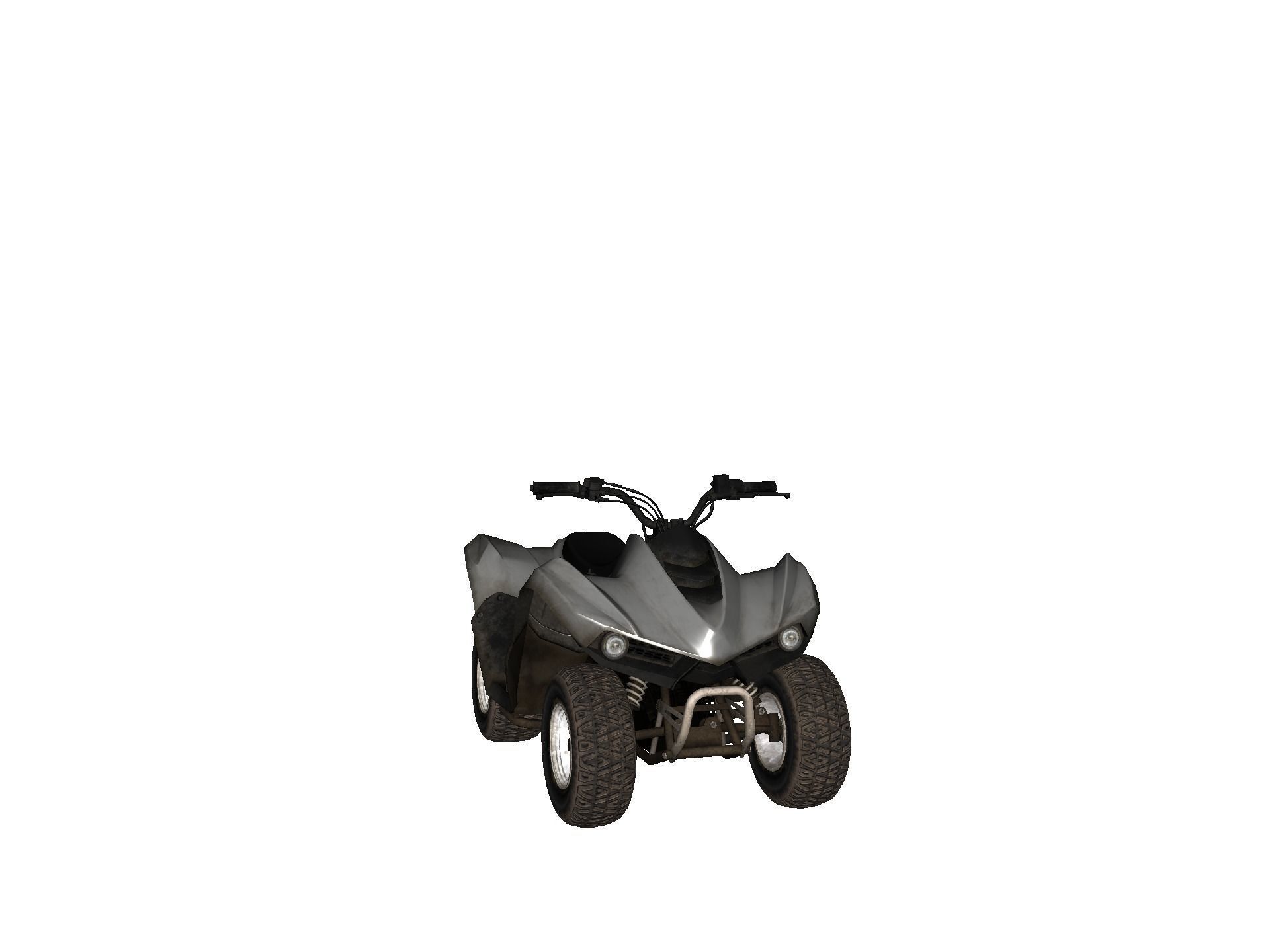 Vehicles - Motorbike Low-poly 3D model_18