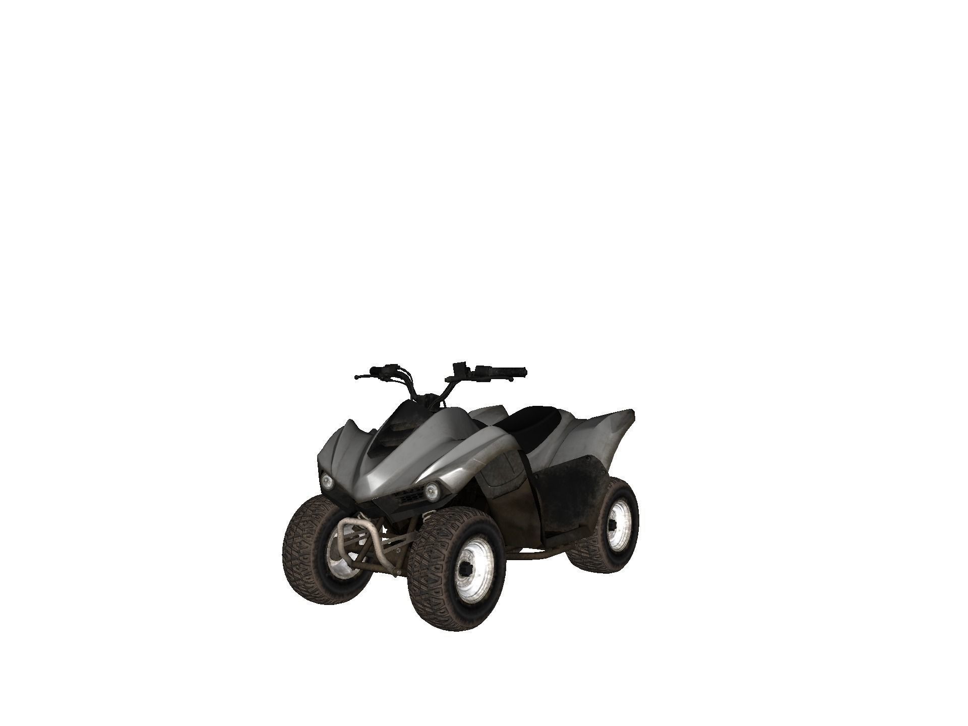 Vehicles - Motorbike Low-poly 3D model_21