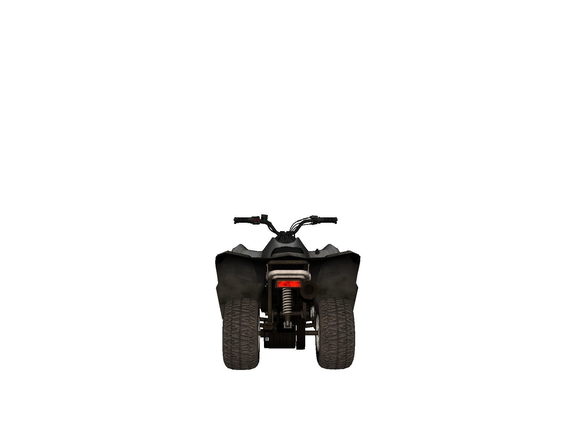 Vehicles - Motorbike Low-poly 3D model_33