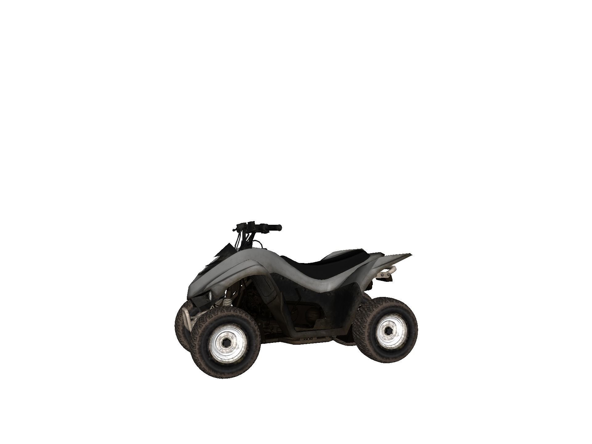 Vehicles - Motorbike Low-poly 3D model_23