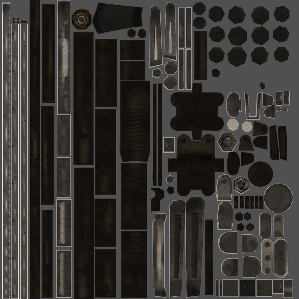 Vehicles - Motorbike Low-poly 3D model_58