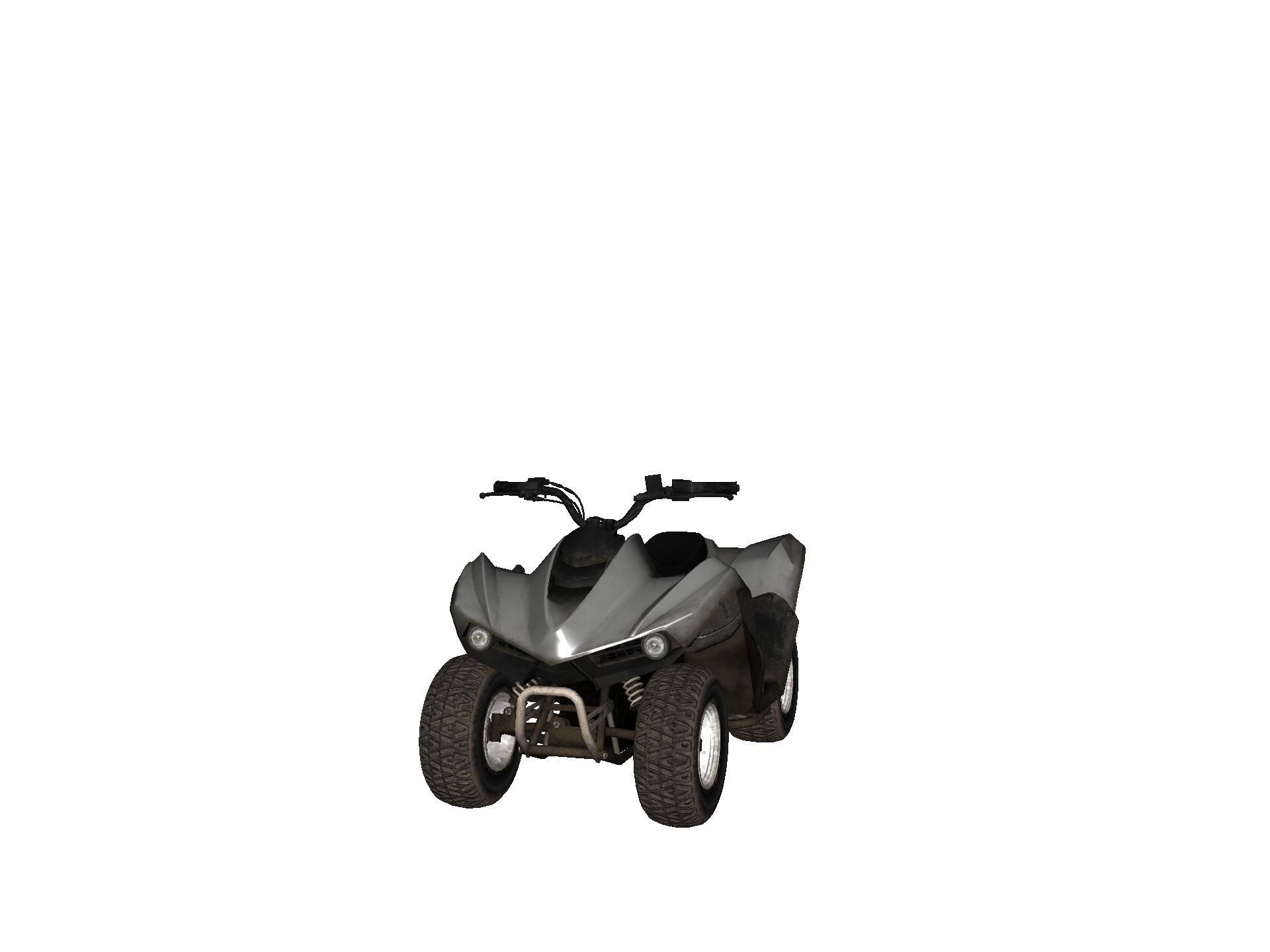 Vehicles - Motorbike Low-poly 3D model_20
