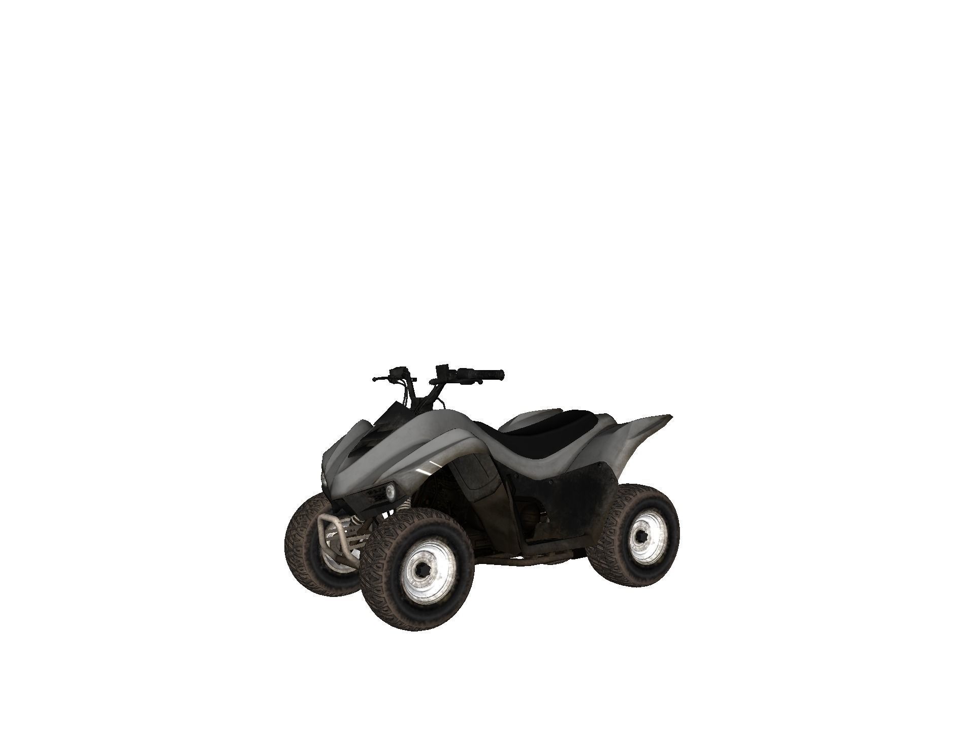 Vehicles - Motorbike Low-poly 3D model_22