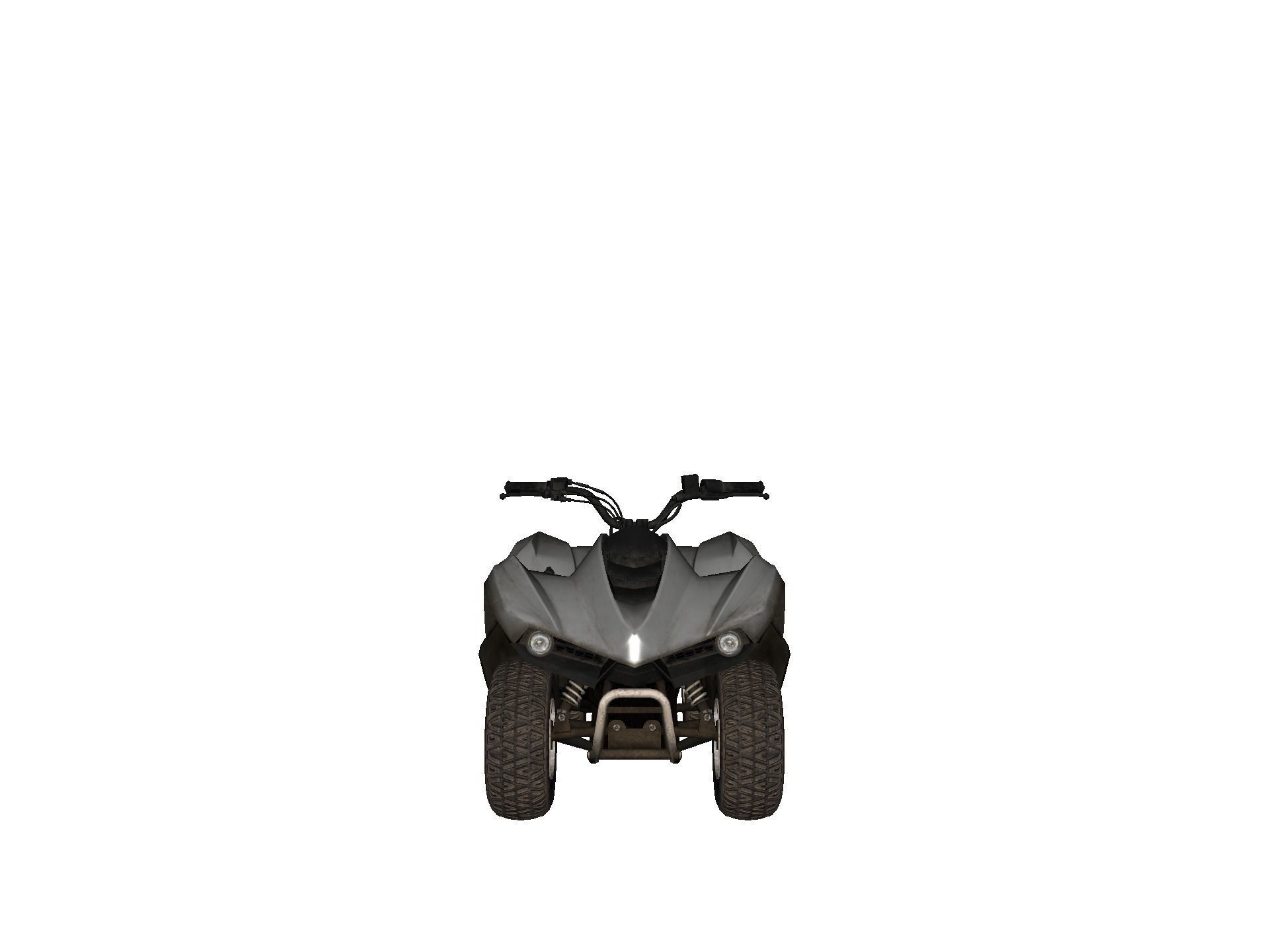 Vehicles - Motorbike Low-poly 3D model_19
