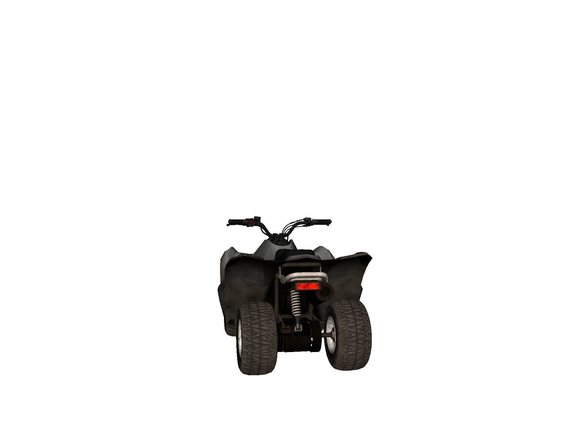 Vehicles - Motorbike Low-poly 3D model_31