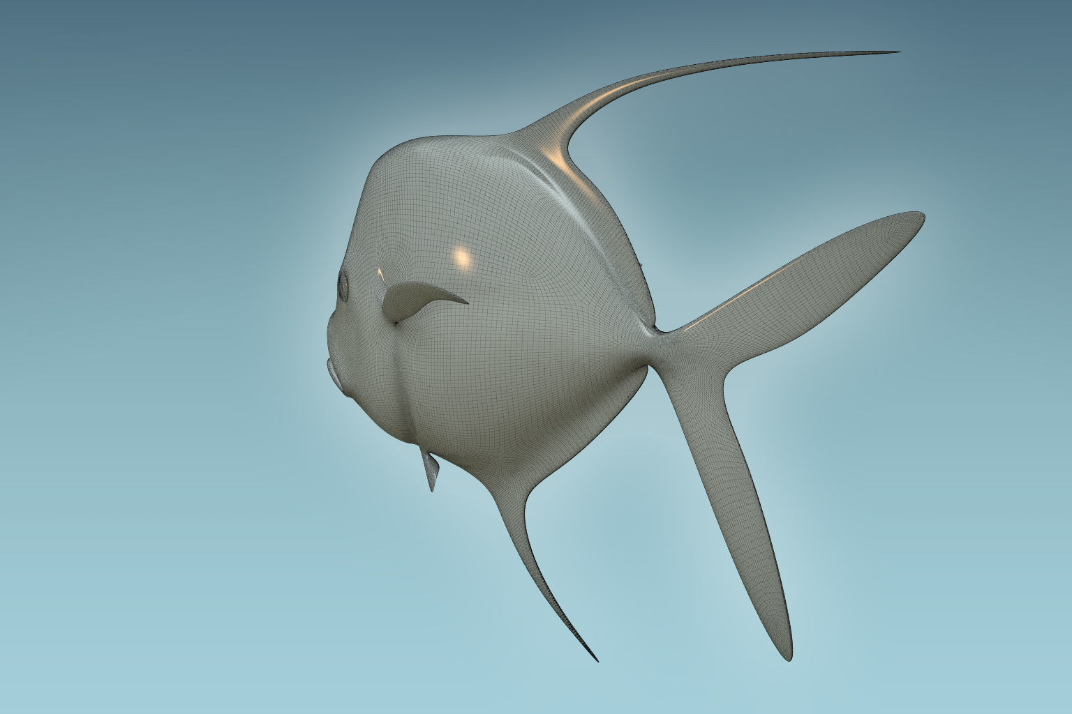 Selene Fish 3D model_7