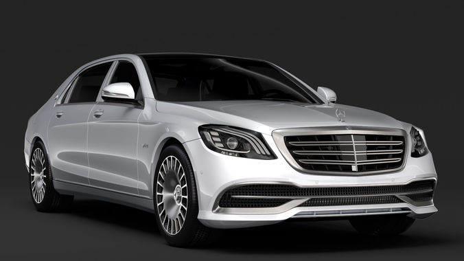 Mercedes Maybach S 650 X222 2018 3D model