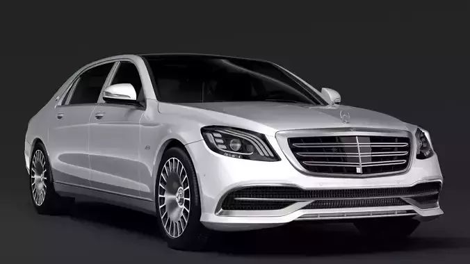 Mercedes Maybach S 650 X222 2018 3D model