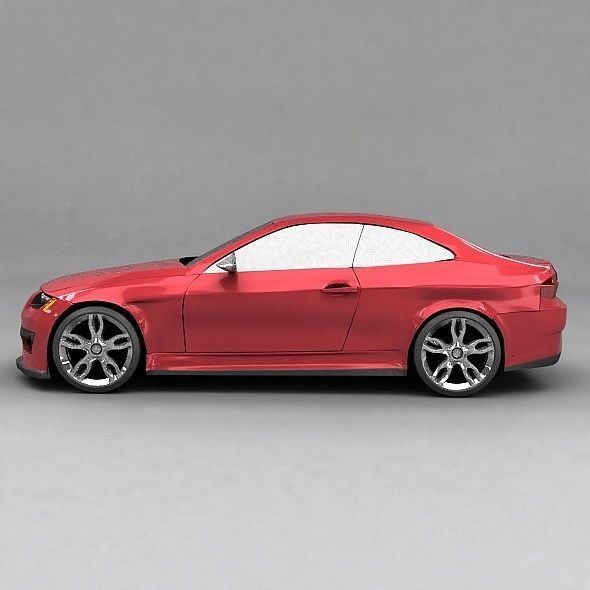 Sports car concept 3D model_5