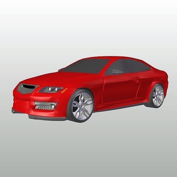 Sports car concept 3D model_11