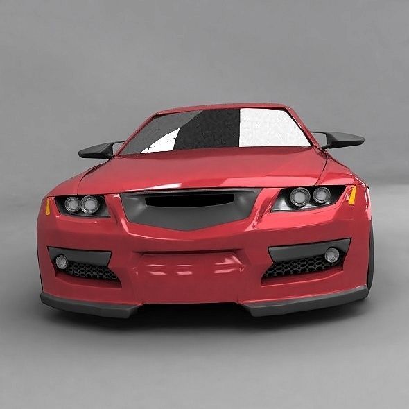 Sports car concept 3D model_8