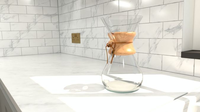 CHEMEX 8 Cup Classic Coffeemaker 3D model