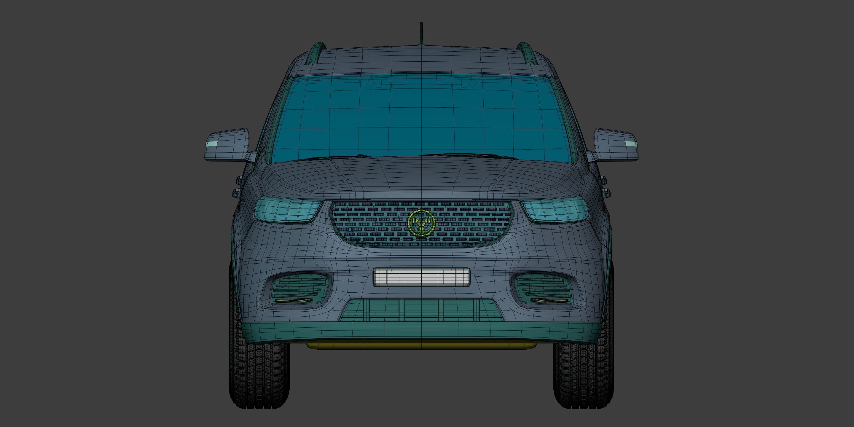 Generic SUV - Crossover Car -- Original Design 3D model_15