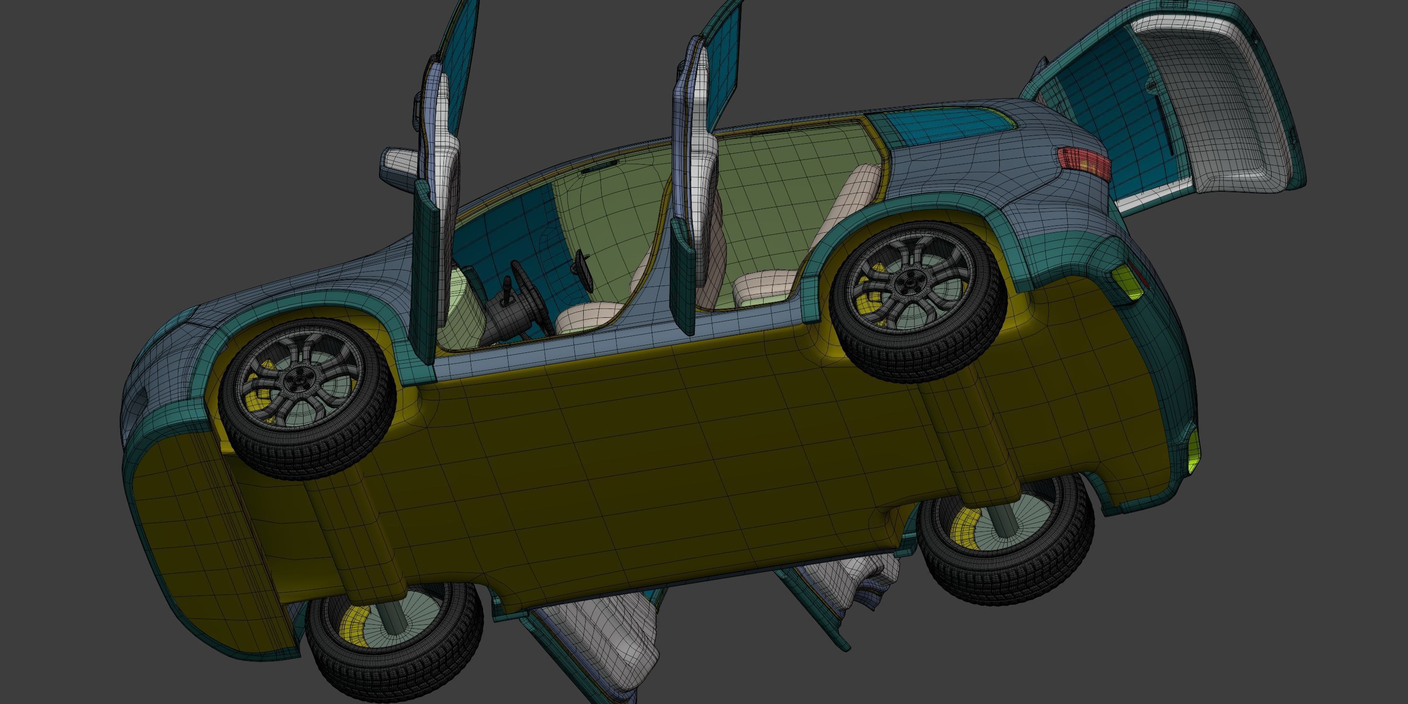 Generic SUV - Crossover Car -- Original Design 3D model_21