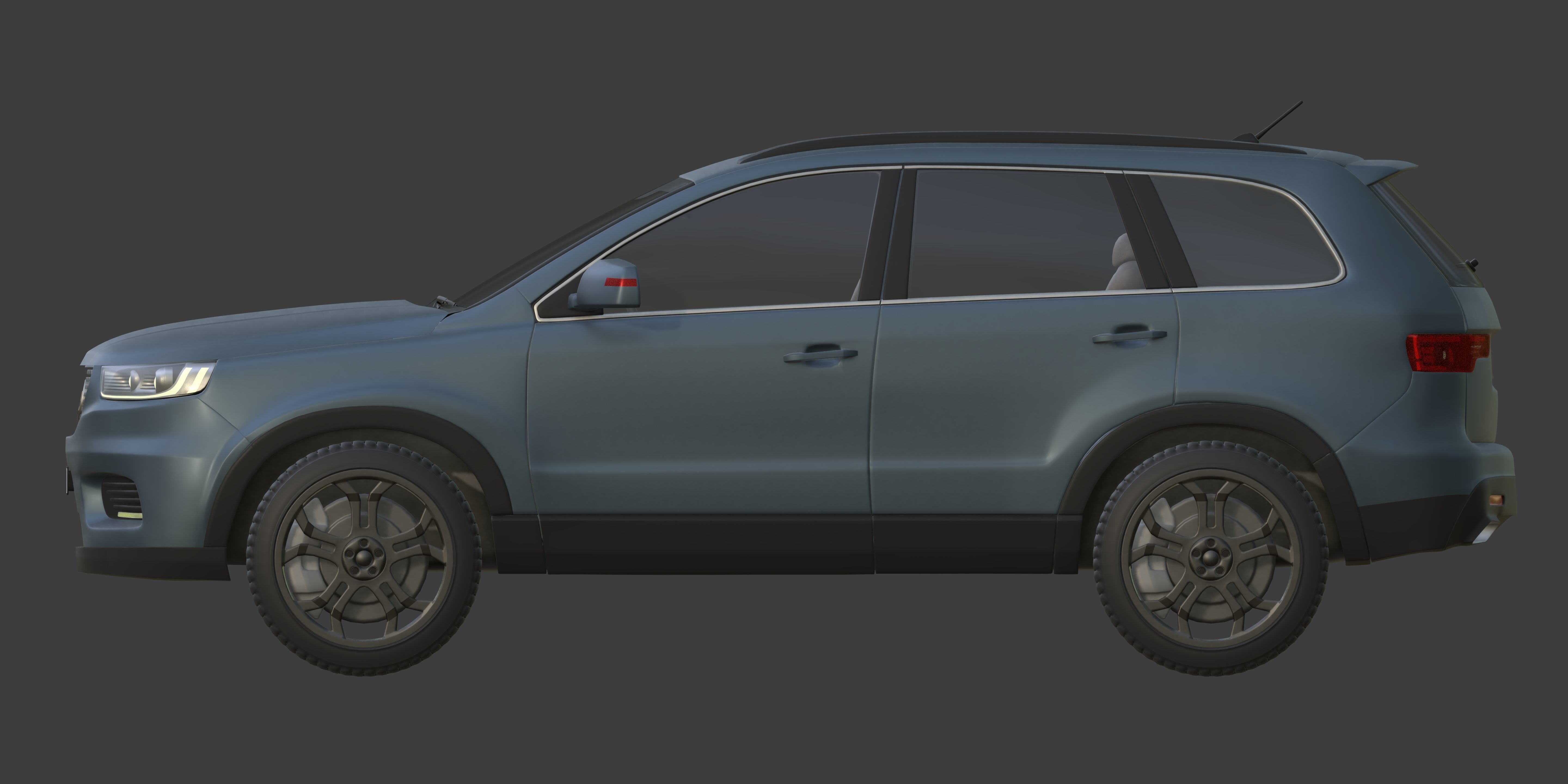 Generic SUV - Crossover Car -- Original Design 3D model_16