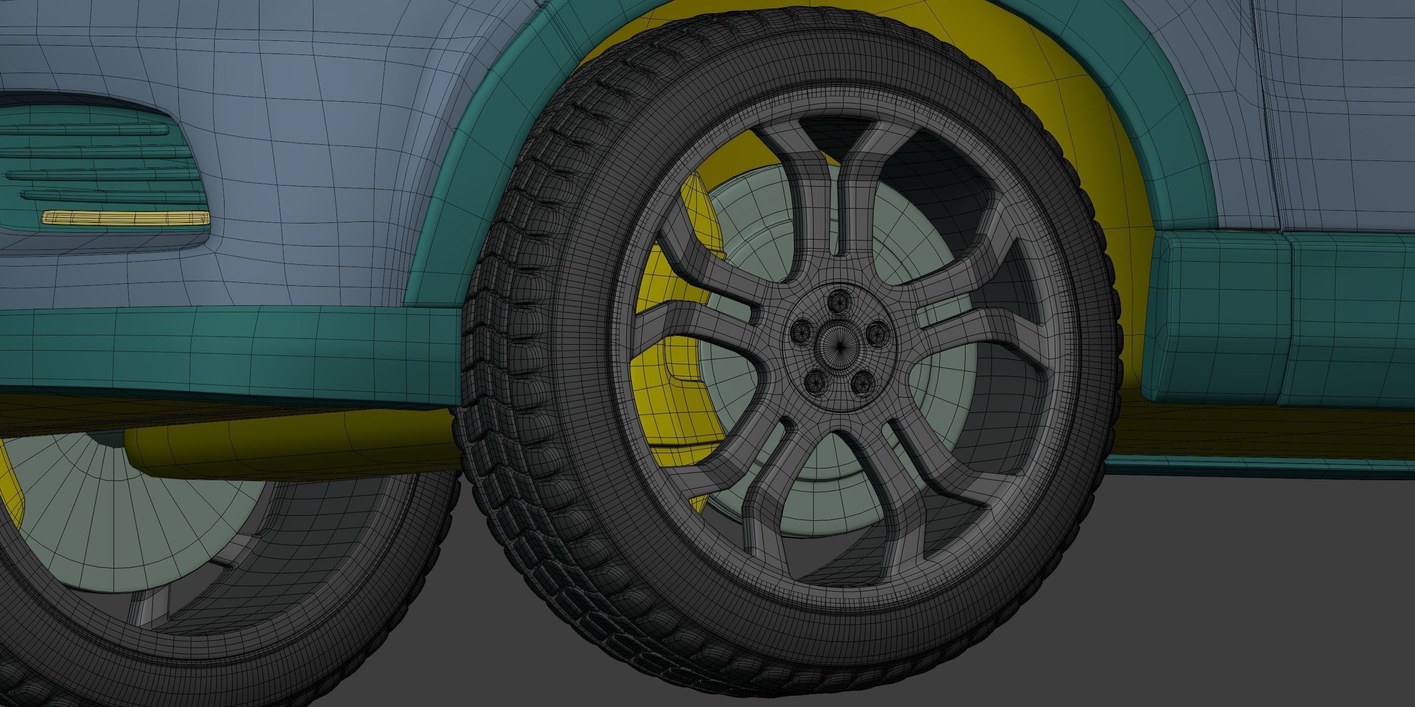 Generic SUV - Crossover Car -- Original Design 3D model_29