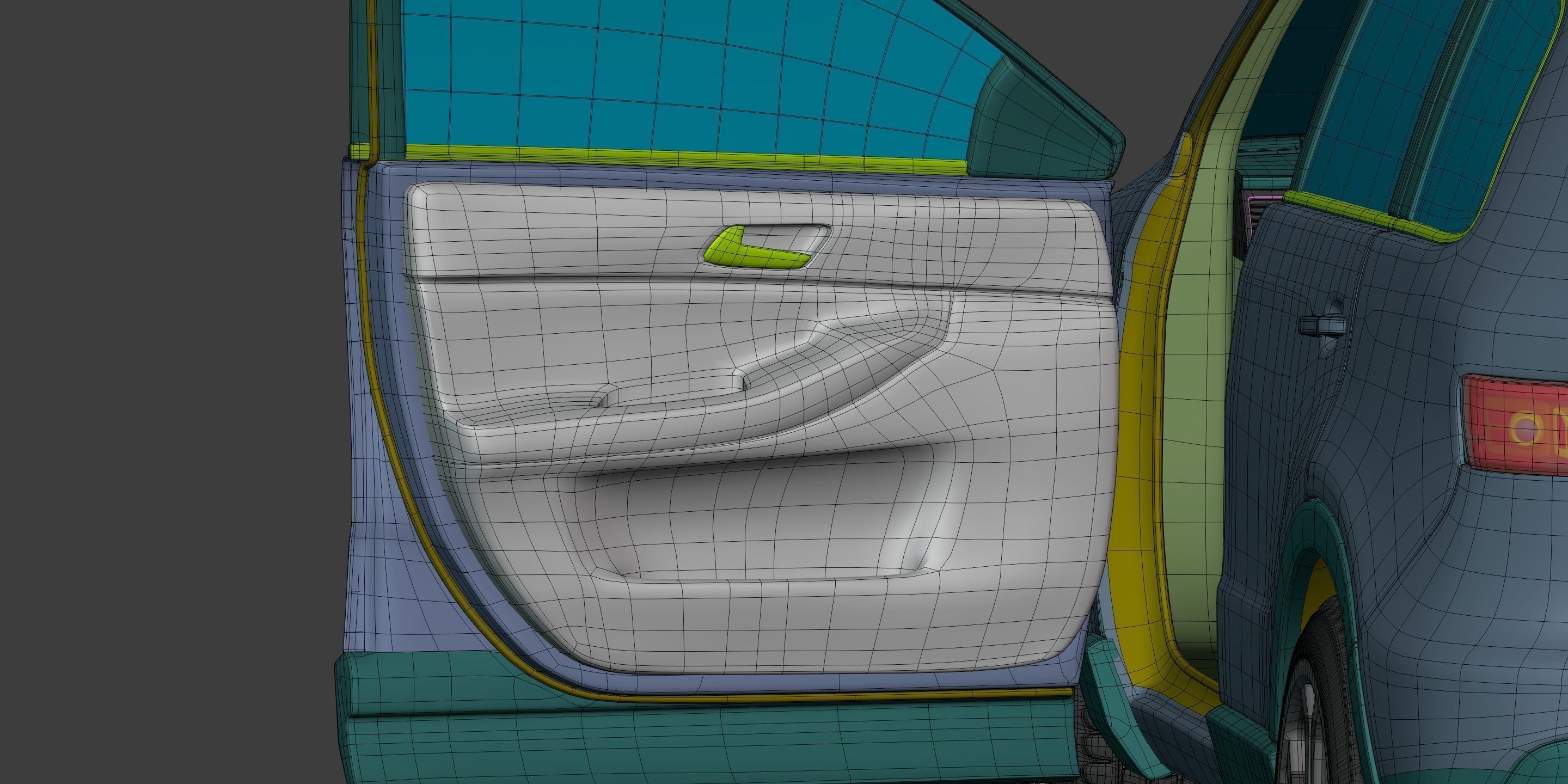 Generic SUV - Crossover Car -- Original Design 3D model_5