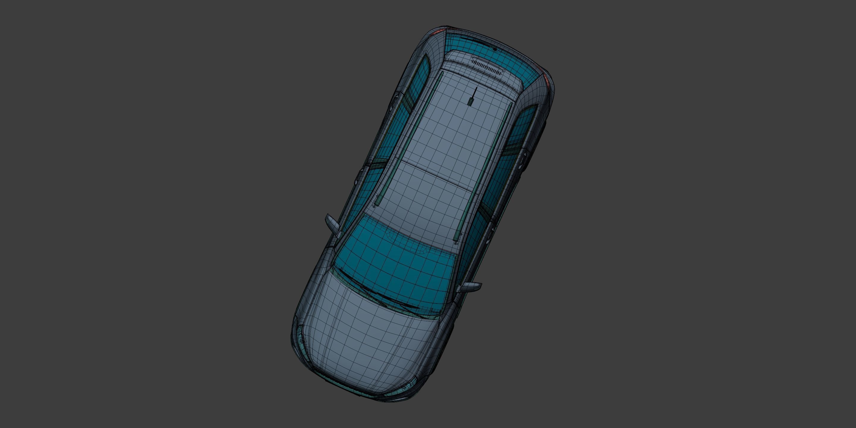 Generic SUV - Crossover Car -- Original Design 3D model_23