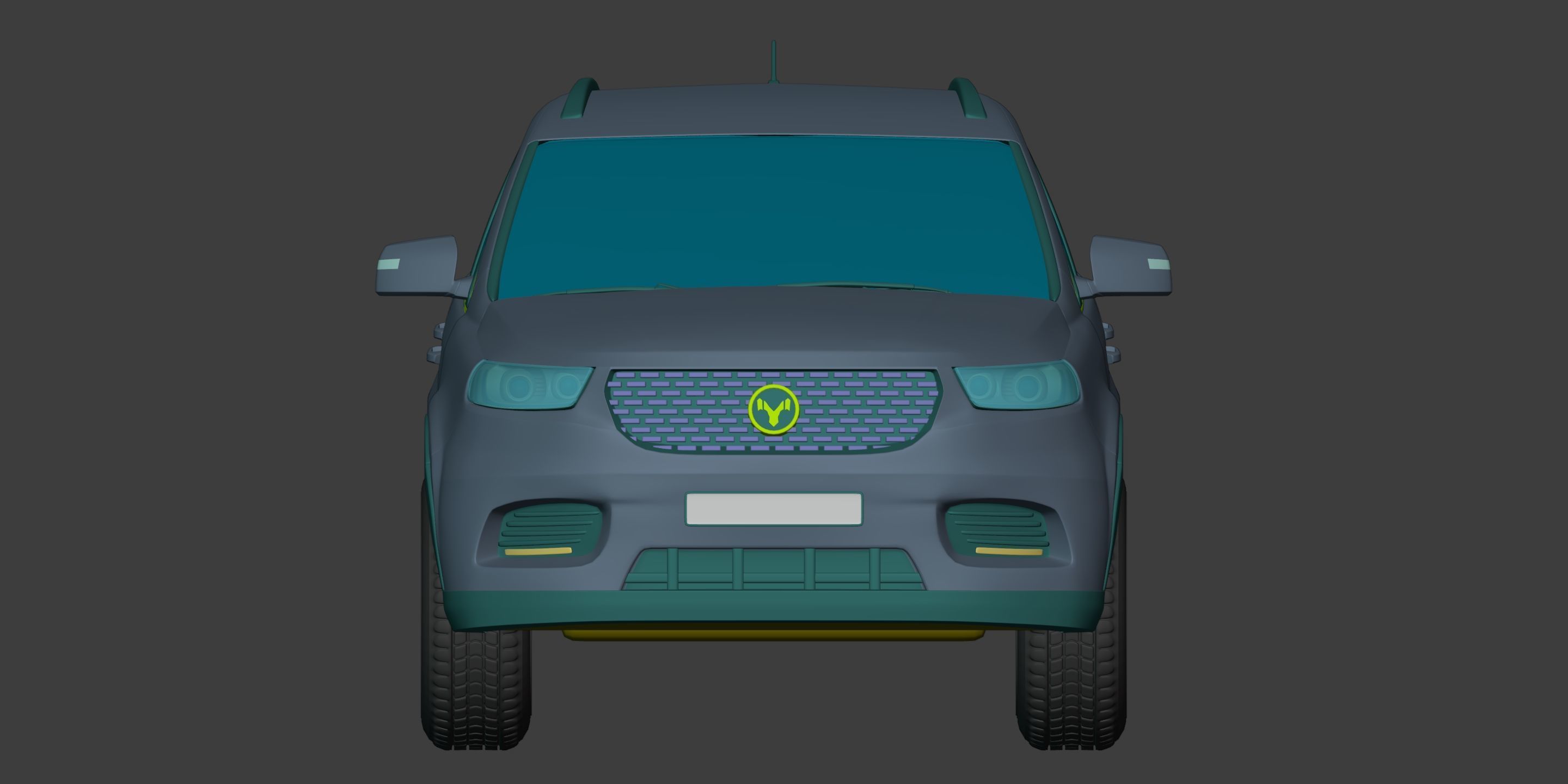 Generic SUV - Crossover Car -- Original Design 3D model_14
