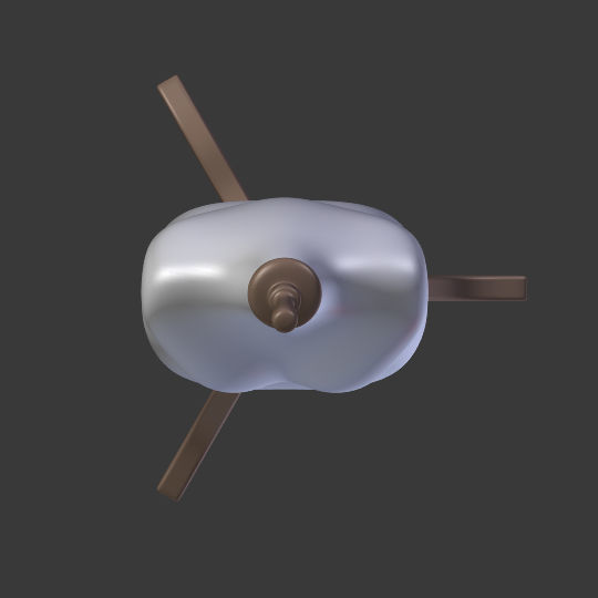 Mannequin Female - Sewing Dummy Low-poly 3D model_9