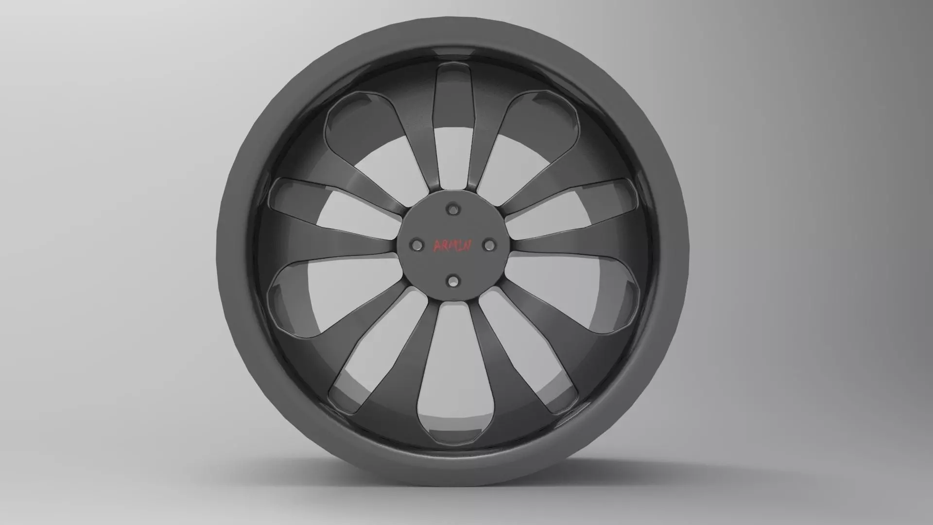 Tire and rim Free 3D model