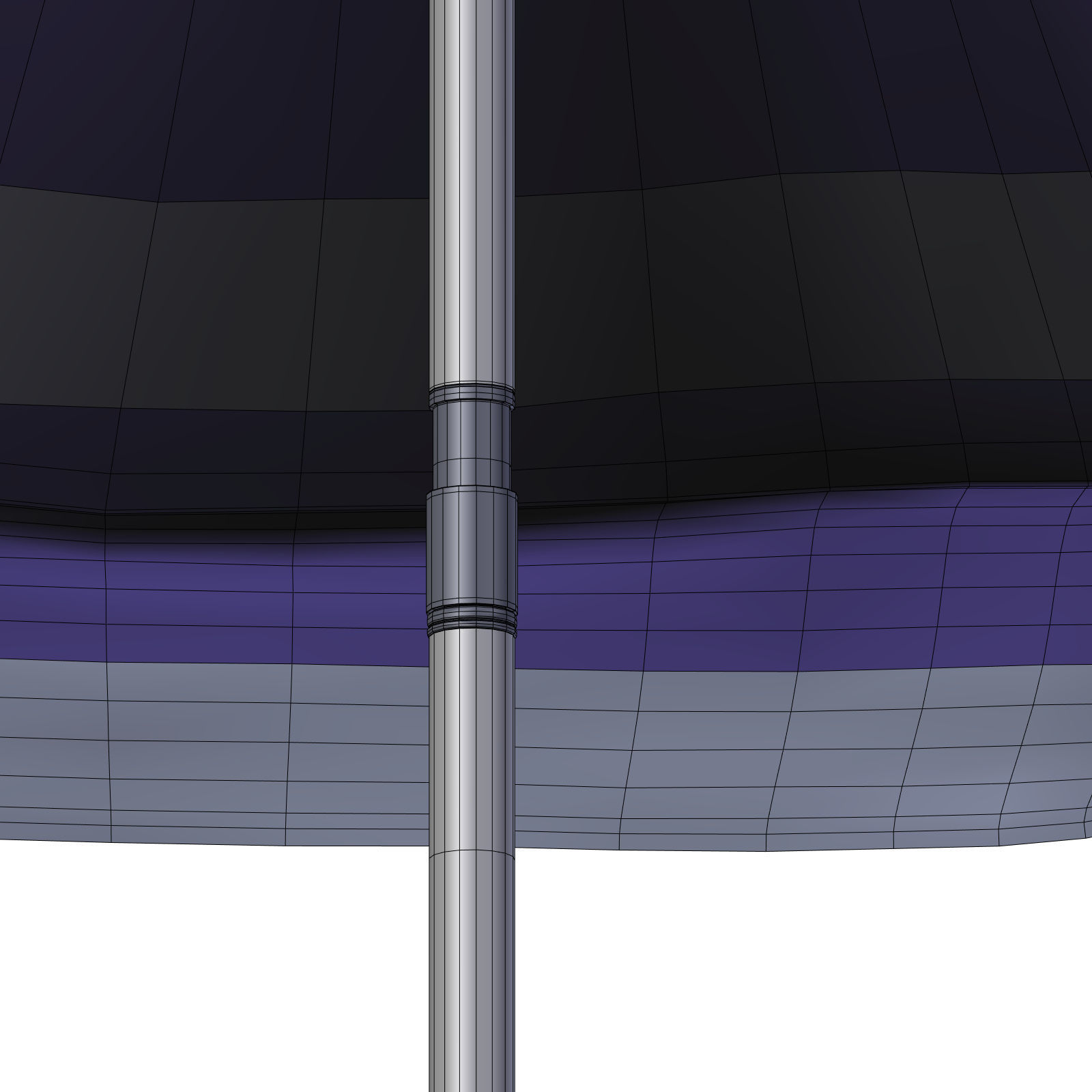 Beach Parasol - Umbrella  3D model_7