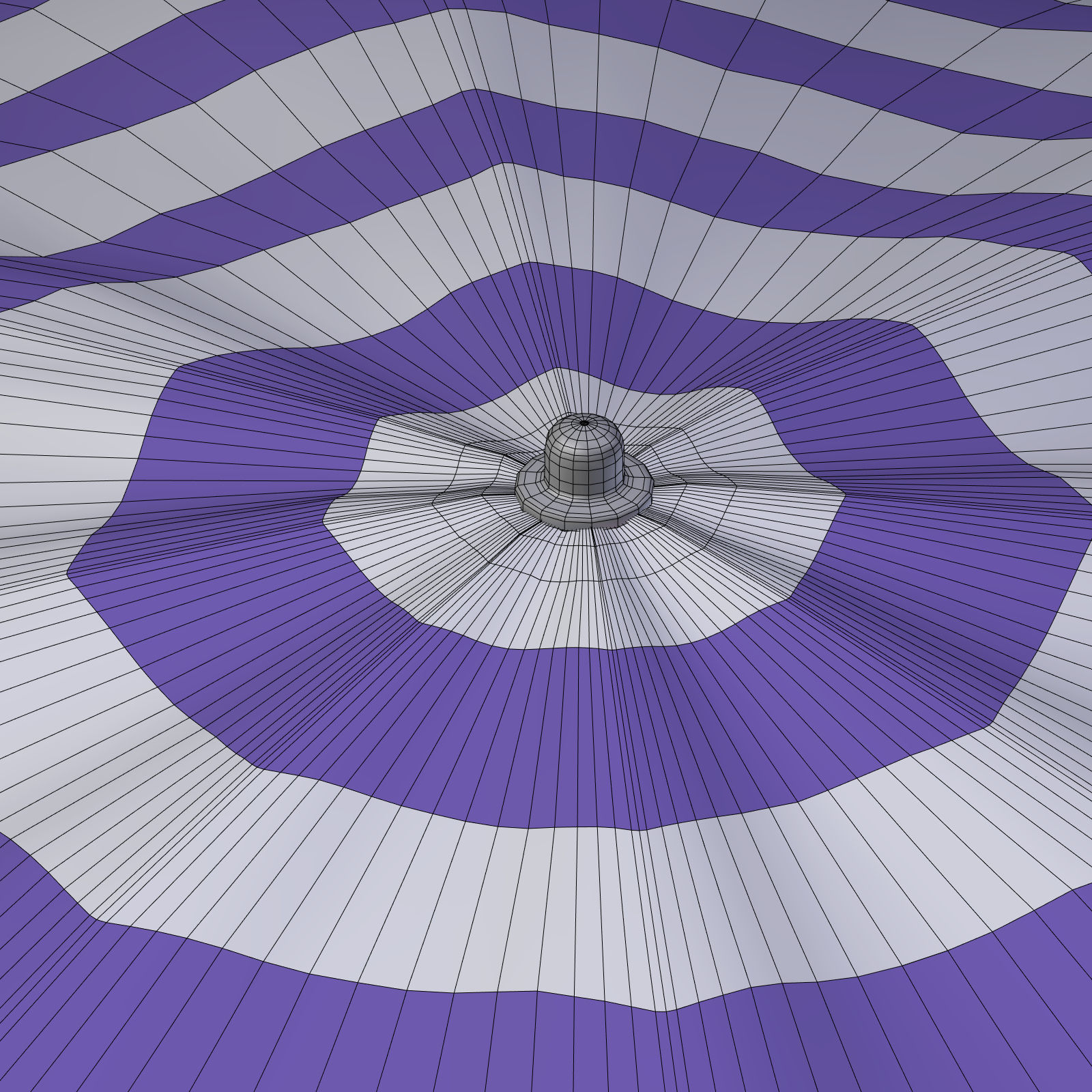 Beach Parasol - Umbrella  3D model_18