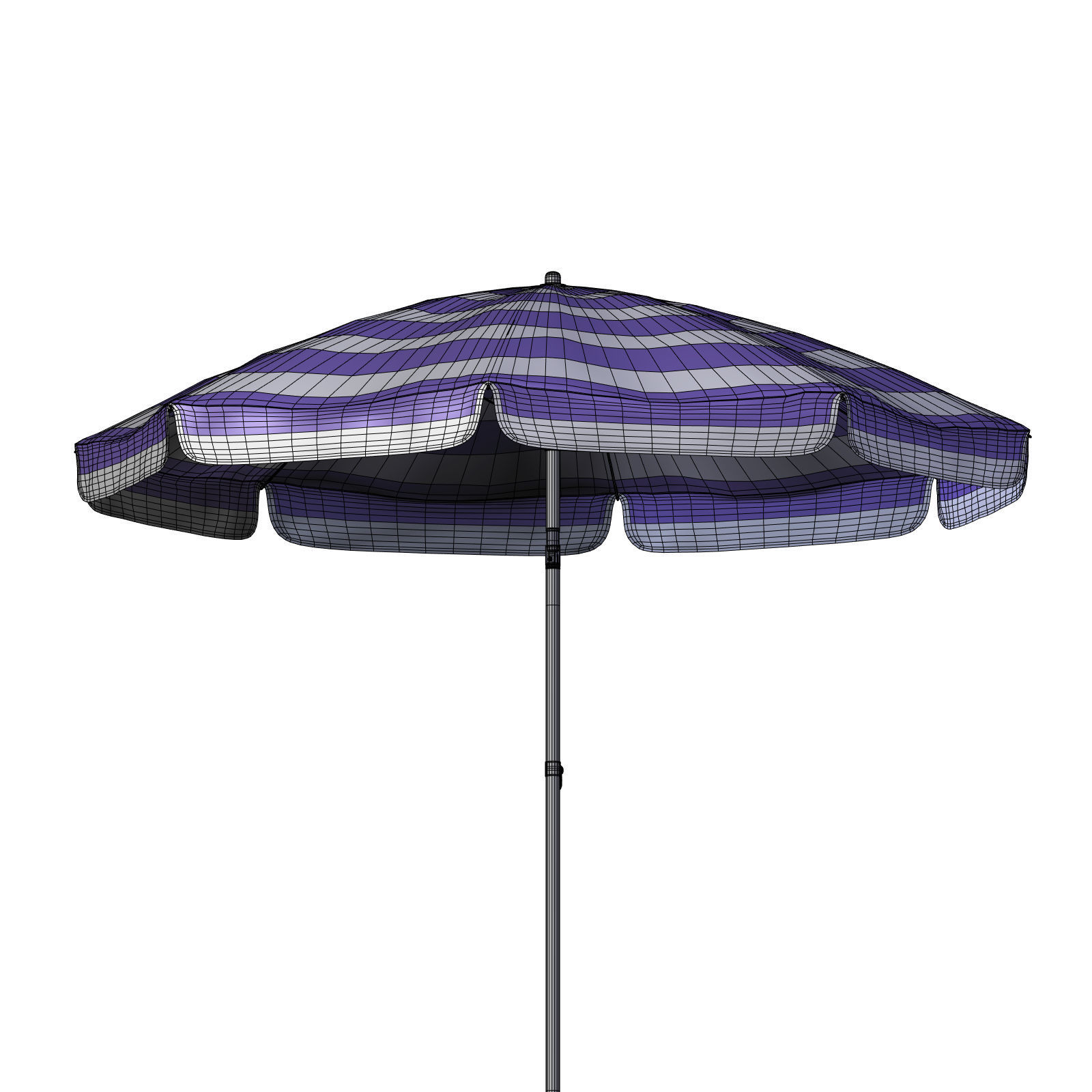 Beach Parasol - Umbrella  3D model_16