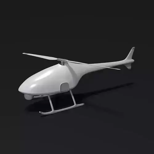 Drone VTUAV Low-poly 3D model