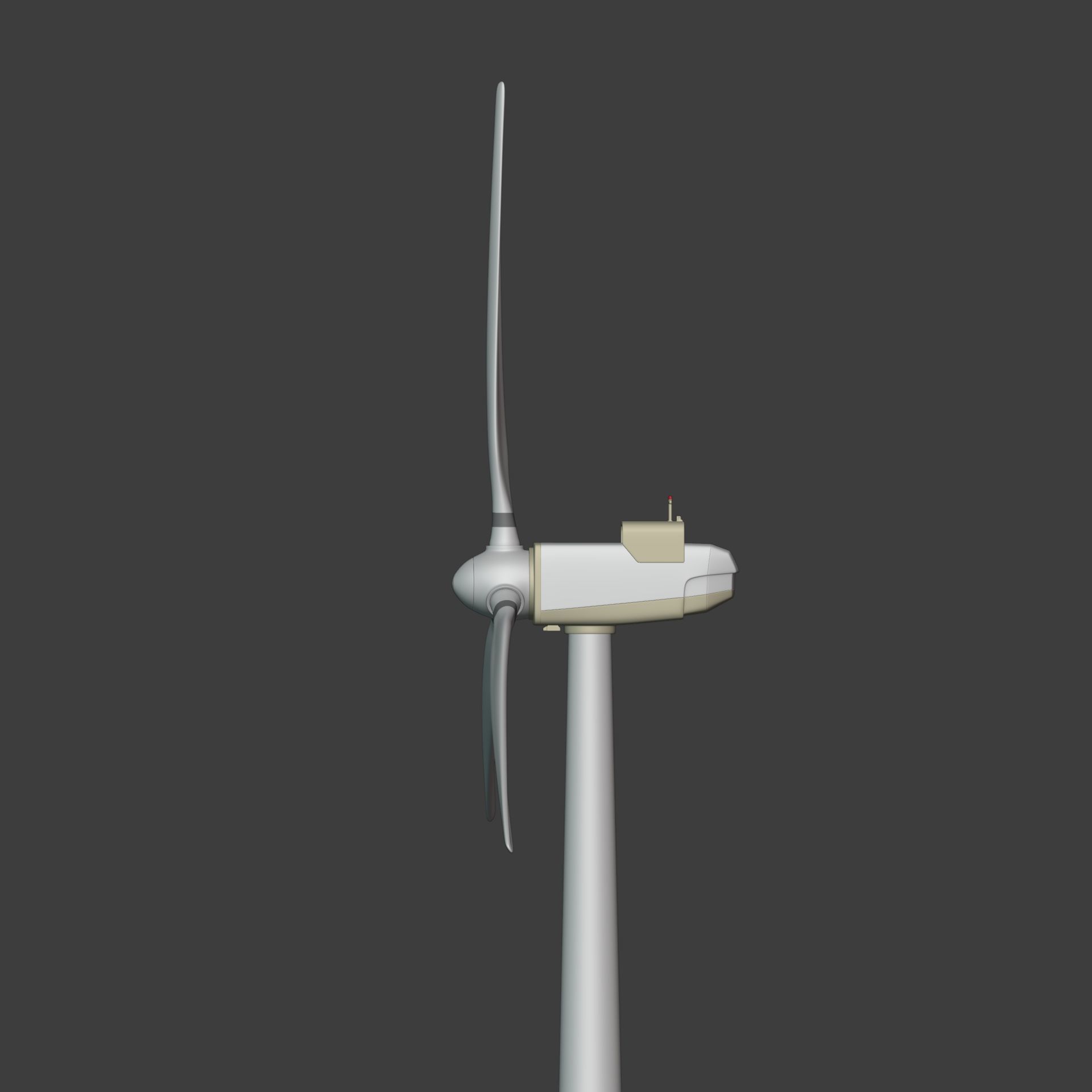 Generic Wind Turbine Low-poly 3D model_5