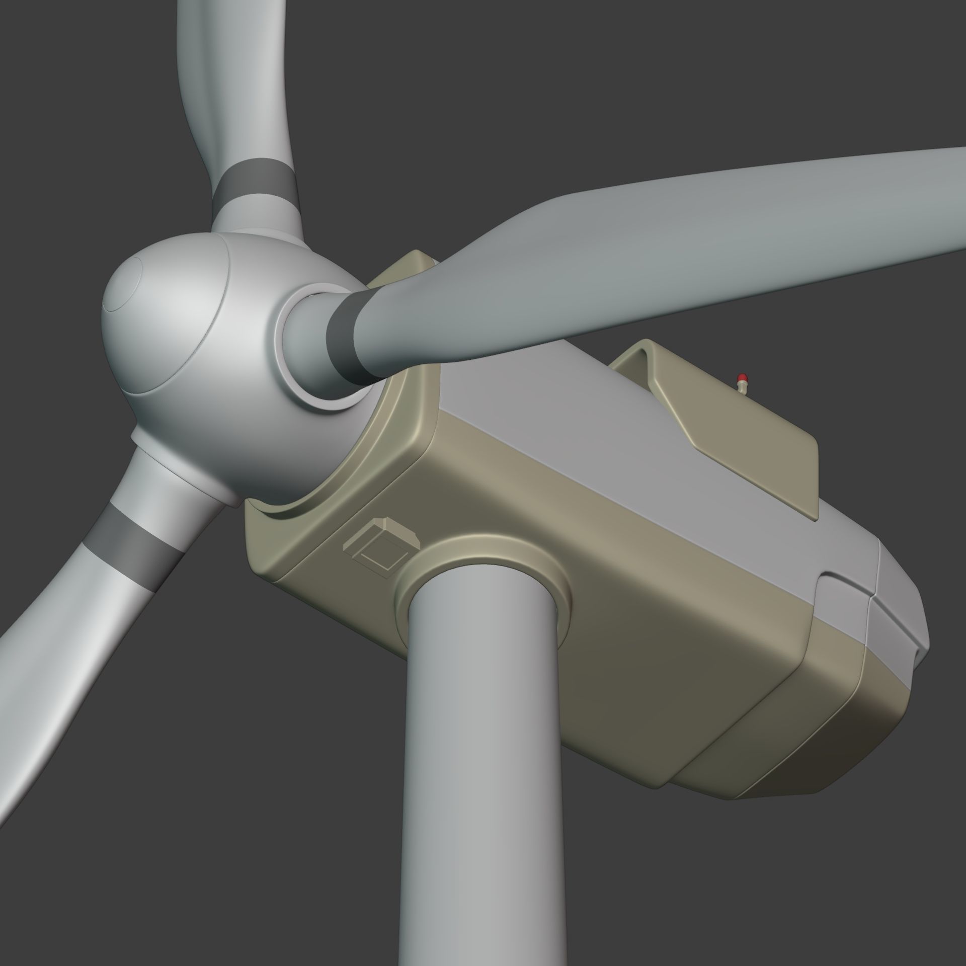 Generic Wind Turbine Low-poly 3D model_21