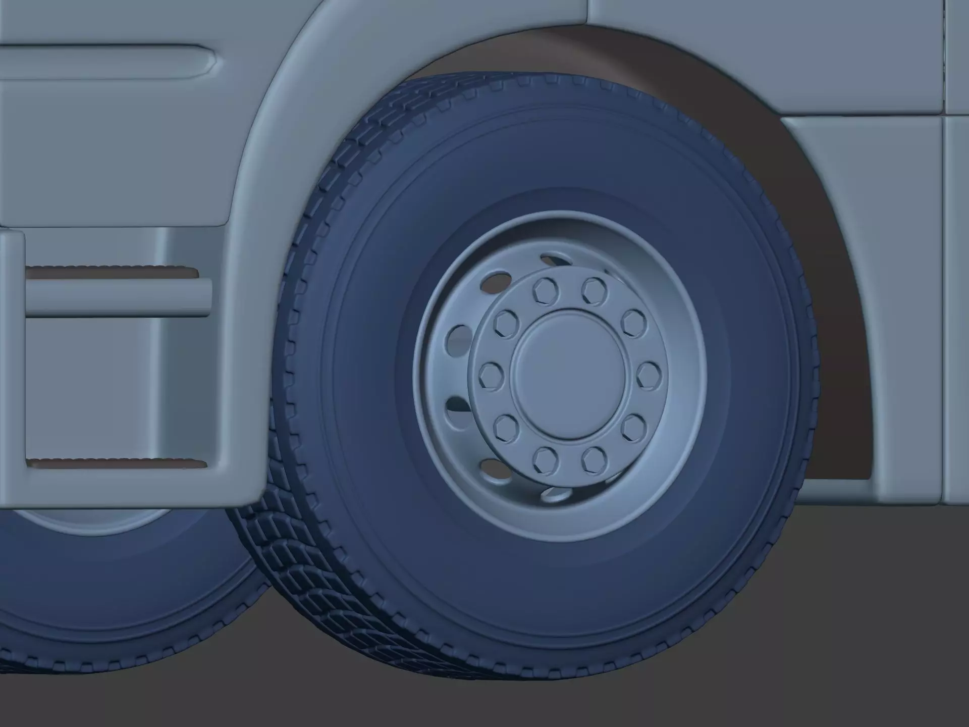 Generic Tipping Trailer - Transfer Dump - Heavy Transport Truck 3D model_13