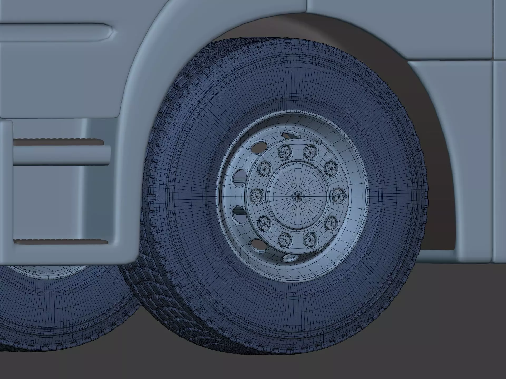 Generic Tipping Trailer - Transfer Dump - Heavy Transport Truck 3D model_14