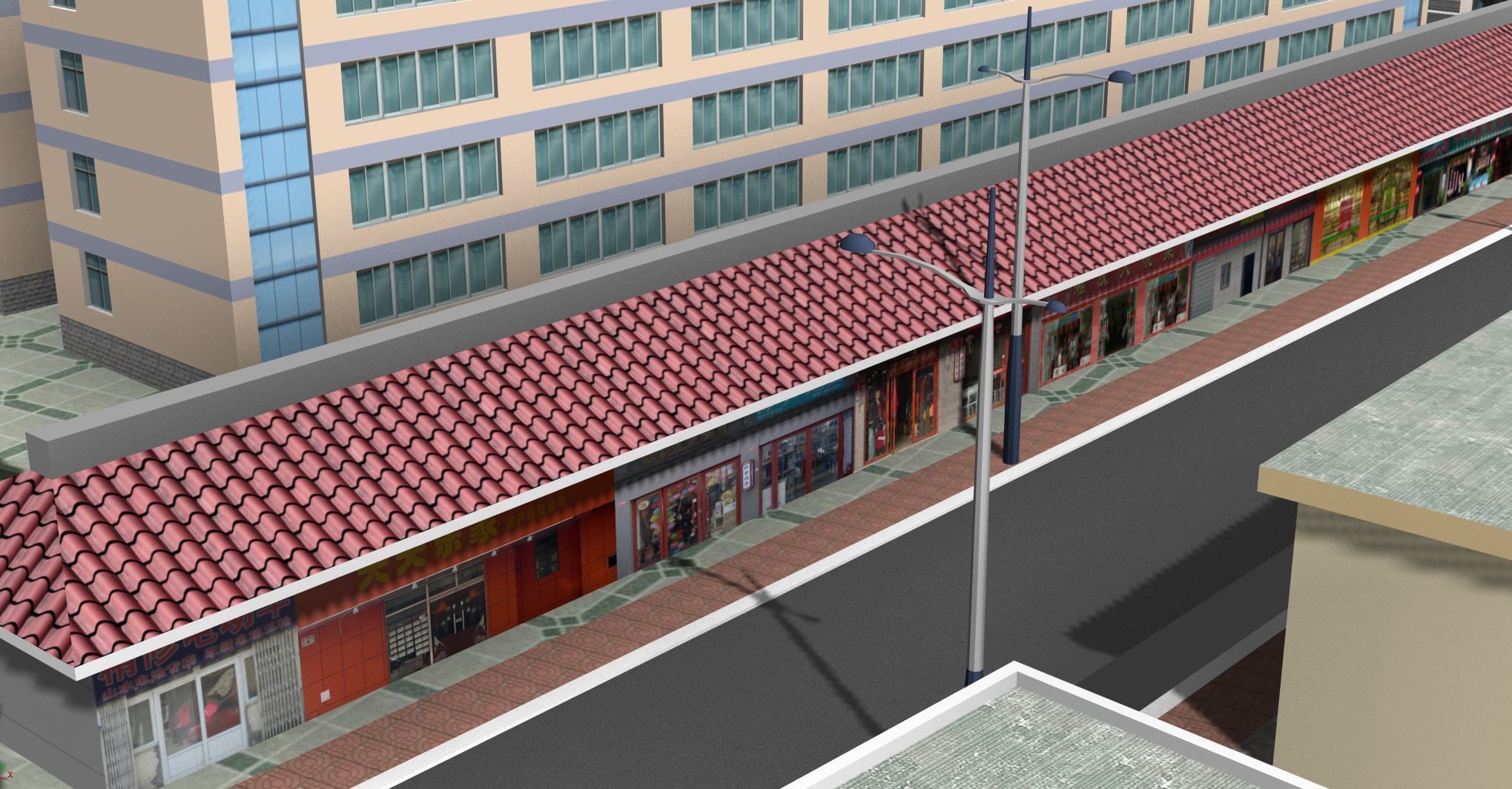 Real city  Low-poly 3D model_17